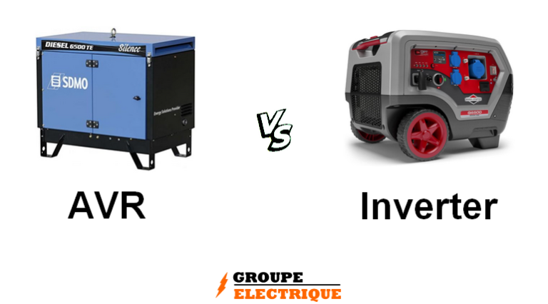 groupe électrogène AVR ou Inverter